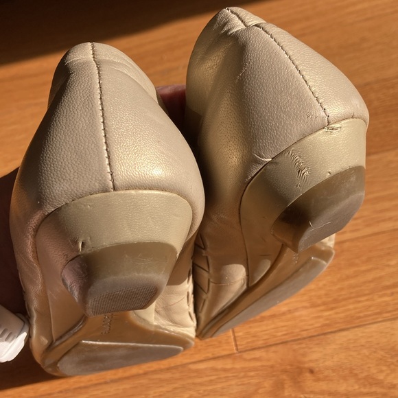 Wedding champagne kitten heels size 8 - Picture 5 of 5